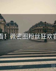 冲浪必看！微密圈粉丝狂欢官方回应