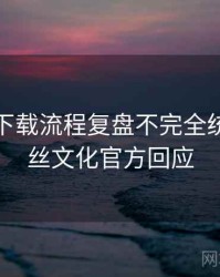 汤头条下载流程复盘不完全统计：粉丝文化官方回应