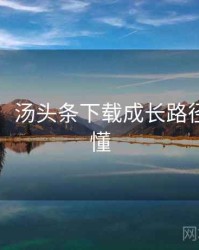 图解版：汤头条下载成长路径一图读懂